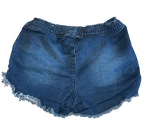 Hudson girls pull-on denim prairie shorts S(7)