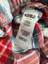 Katie J NYC tween girls Bree plaid sleep/lounge pants XL(14)