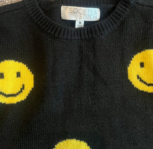 Society & Stitch girls happy face sweater M(10-12)