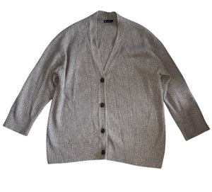 Gap CashSoft women’s shaker stitch sweater cardigan M