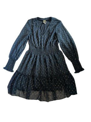 Taylor women’s smocked waist ruffle dress 10