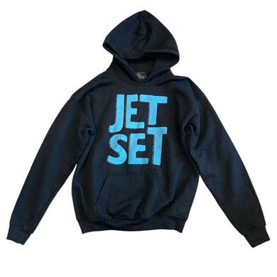 Allan Berman girls Jet Set embellished hoodie L(12)