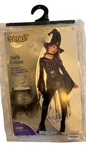 Spirit Halloween girls Dark Coven witch costume child L(12-14)