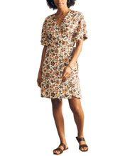 Faherty women’s Willow linen blend wrap dress XS NEW