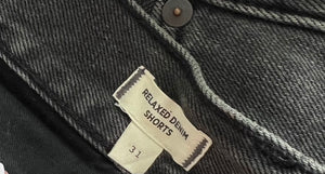 Madewell women’s relaxed denim button fly shorts 31