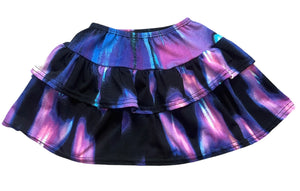 Dori Creations girls tie dye ruffle mini skirt 6x