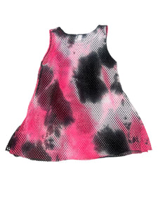 Dori Creations girls tie dye mesh tank dress/cover up 6x