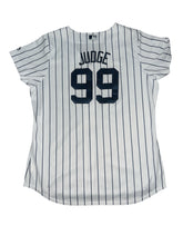 Majestic Cool Base women’s Yankees Aaron Judge button up jersey L