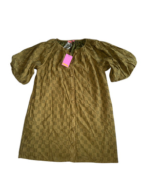 THML women’s Woodland Grace puff sleeve mini dress XS NEW