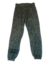 PJ Salvage women’s leopard stripe cozy knit pants XS