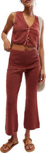 Free People Beach women’s 2pc Ruby cropped sweater tank & foldover pants set XS NEW