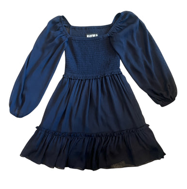 Katie J NYC tween girls Molly smocked dress S(7-8)
