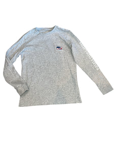 Vineyard Vines boys long sleeve pocket football whale tee M(12-14)