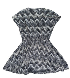 Elif for Jordan Taylor women’s chevron knit coverup dress S NEW
