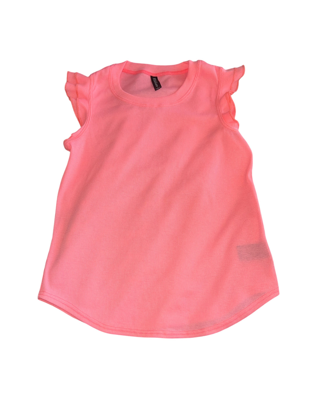 Pixie Lane girls ribbed flutter sleeve tee 7