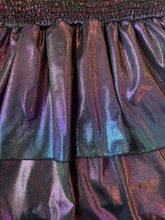Pixie Lane girls long sleeve smocked metallic dress 8