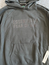 Essentials Men’s Fear of God Off Black Pullover hoodie XL NEW