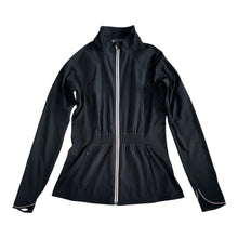 Athleta women’s long zip up track jacket with thumbholes XS