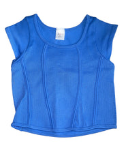 Suzette Collection girls cap sleeve cropped tee M/L(10-14)