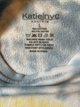 Katie J NYC tween girls cropped tie dye sweatshirt L(12)