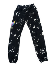 Flowers By Zoe girls rhinestone Rock & Love bleach sweatpants M(8-10)