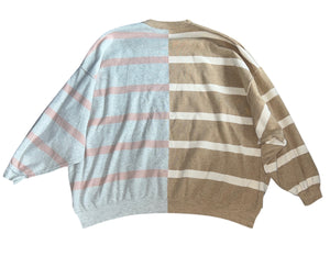 Free People women’s Uptown Stripe pullover sweater XS