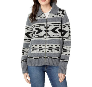 Pendleton woman’s Shetland wool zip up sweater XS