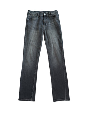DL1961 boys Brady slim ultimate knit jeans in Gunmetal wash 14