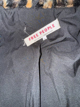 Free People women’s faux fur leopard jacket XS