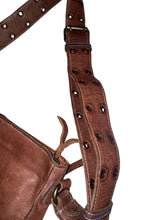 Free People Wade leather sling bag in cognac