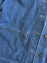 Faherty women’s corduroy collar button up denim jacket XS/S