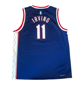 Nike boys Dri Fit Kyrie Irving #11 Brooklyn Nets Jersey Swingman City Edition Basketball Youth XL(16-18)