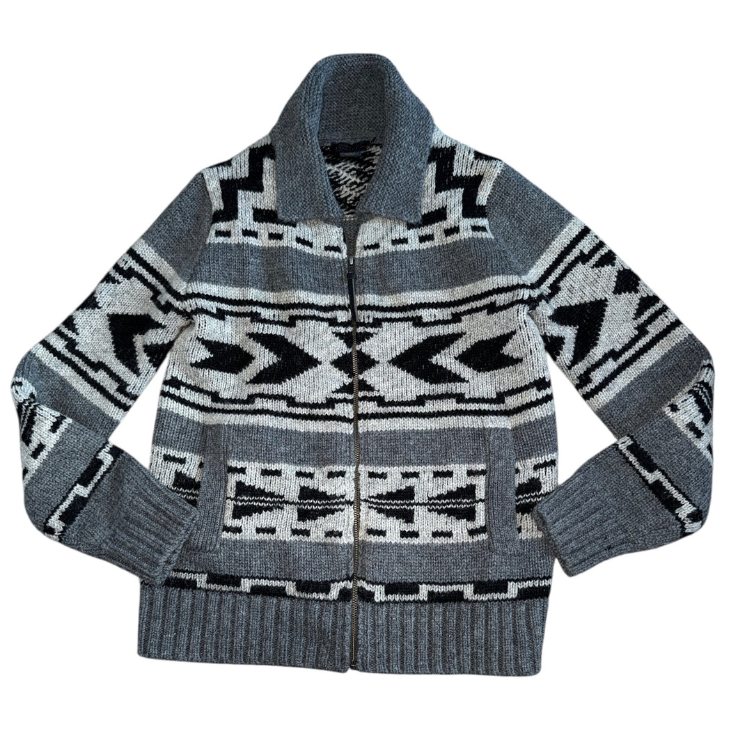 Pendleton woman’s Shetland wool zip up sweater XS