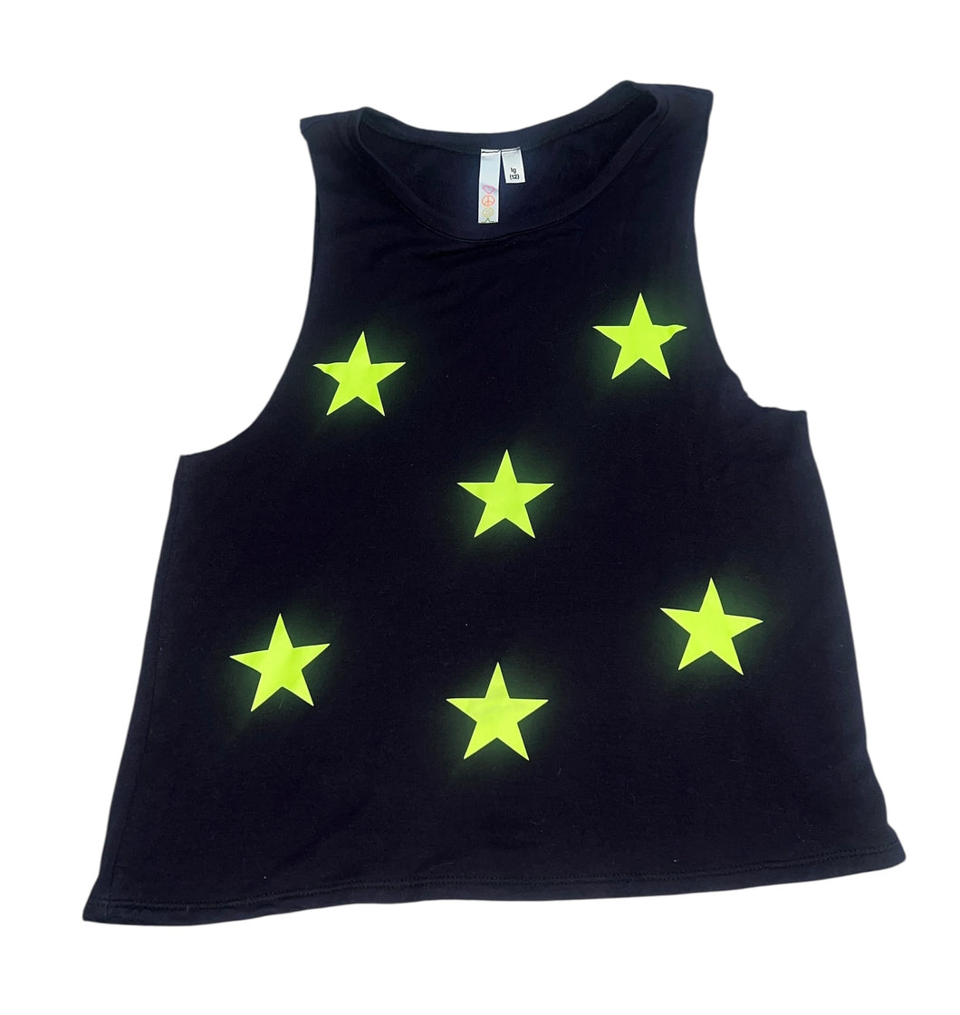 Malibu Sugar girls cozy lined tank top L(12)