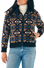 Faherty women’s Thunder Voice Eagle pile high fleece jacket S NEW