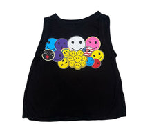 Flowers By Zoe girls happy face braided muscle tank 6x