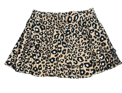 Pixie Lane girls simply soft leopard mini skort 9-10