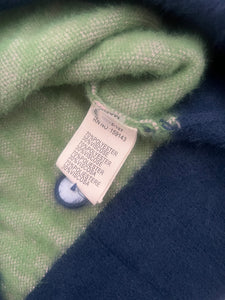 Anthropologie Frnch Paris women’s checkered sweater cardigan S