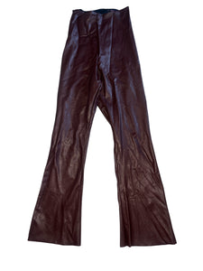 Commando women’s cropped faux leather flare pants XS