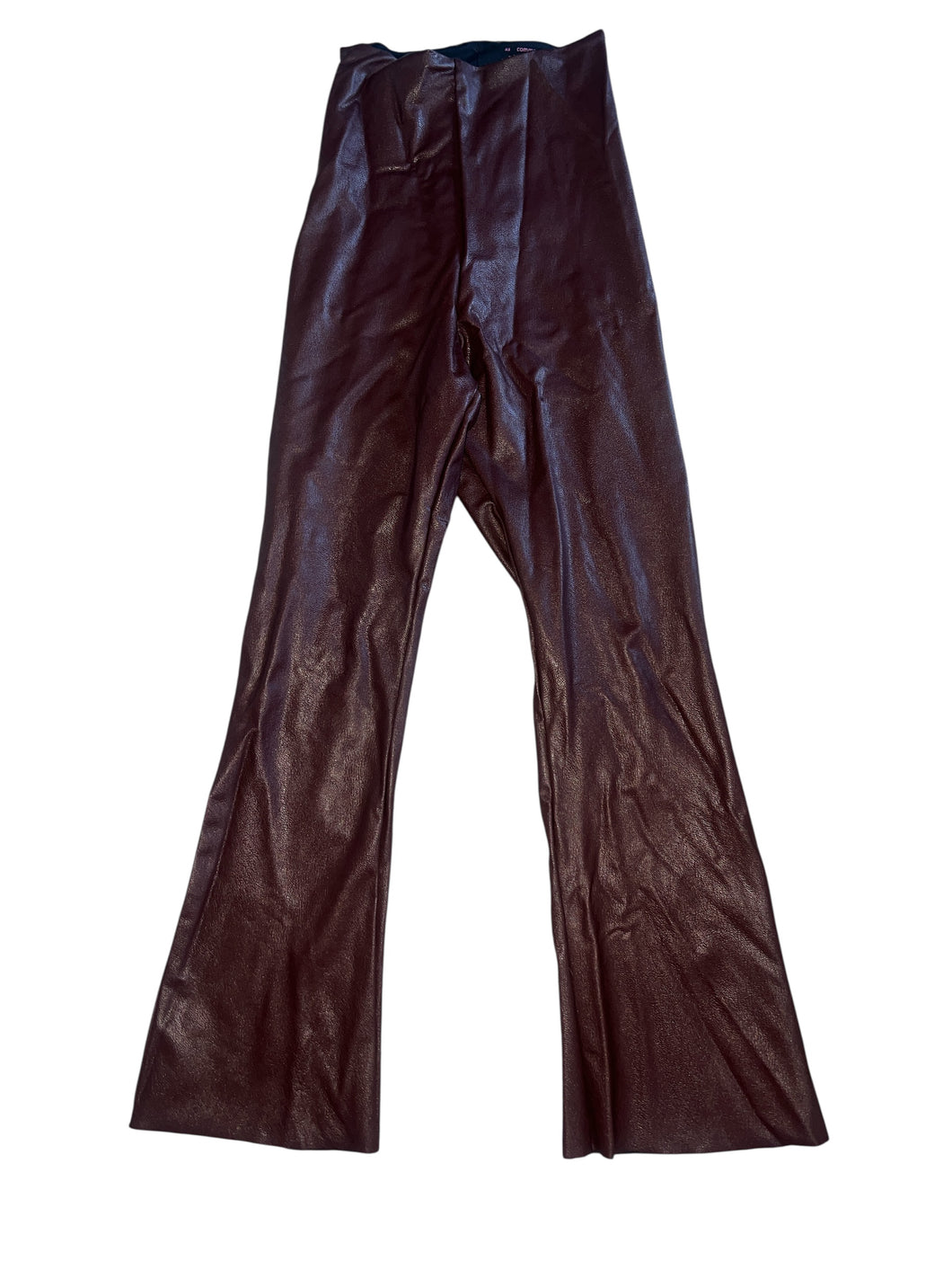 Commando women’s cropped faux leather flare pants XS