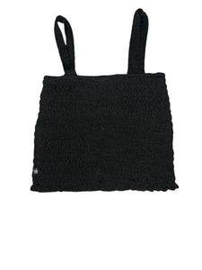 Pixie Lane girls cropped smocked tank top 8