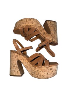 Free People women’s Lisbon Mary Jane platform heels 37.5 (7.5)