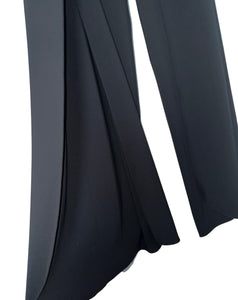 Alice + Olivia women’s Robin split wide leg halter jumpsuit sz 0 NEW