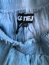 Katie J NYC juniors stone wash crochet skirt M