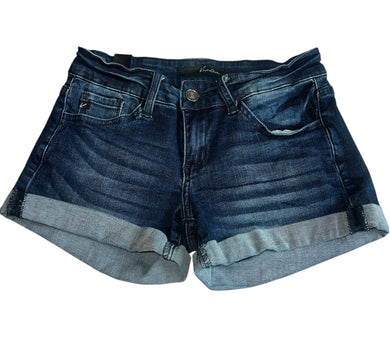 Kancan women’s cuffed jean shorts 3/25