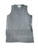 Design History women’s pure cashmere hi low sweater tank M