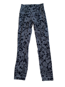 Lululemon women’s 7/8 length floral workout leggings 2