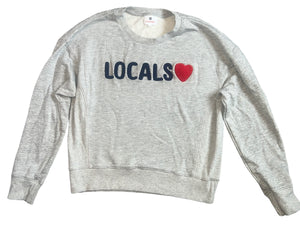 Sundry women’s Locals fuzzy embroidery sweatshirt 0(XS)