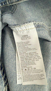 Levi’s girls denim jumper overall dress 7