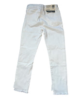 DL1961 Ultimate girls Chloe ankle step hem white jeans 8 NEW